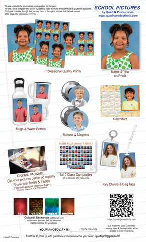 School Portrait Minis at Quad N Productions