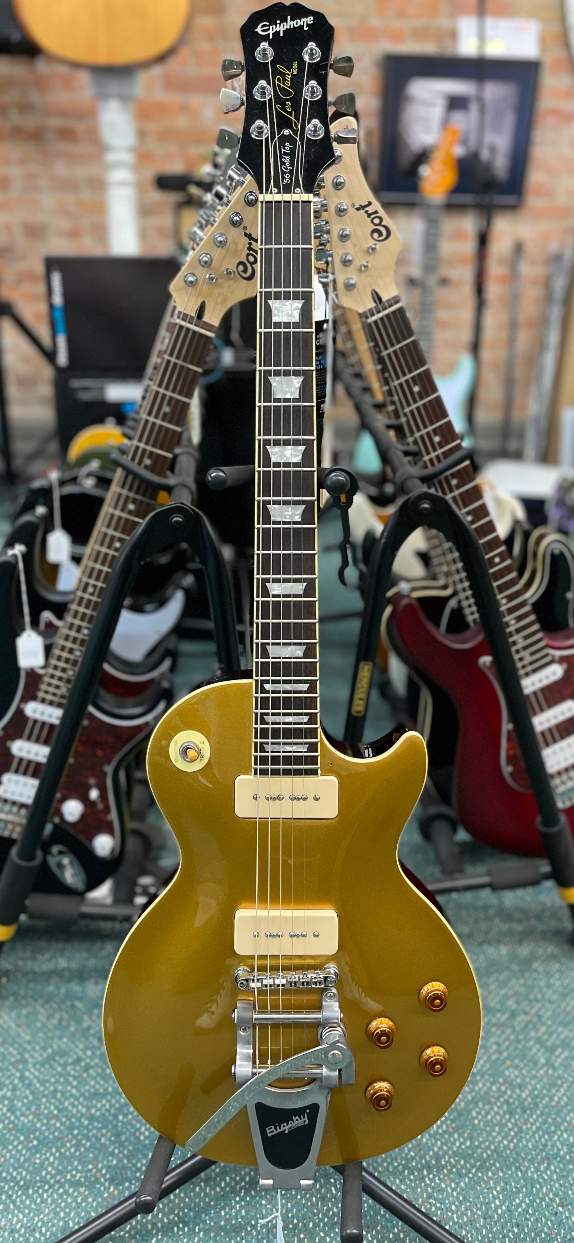 "56 Gold Top Epiphone LP