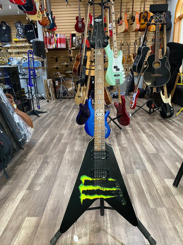 Schecter Flying V Limited Edition 2017 Monster Energy